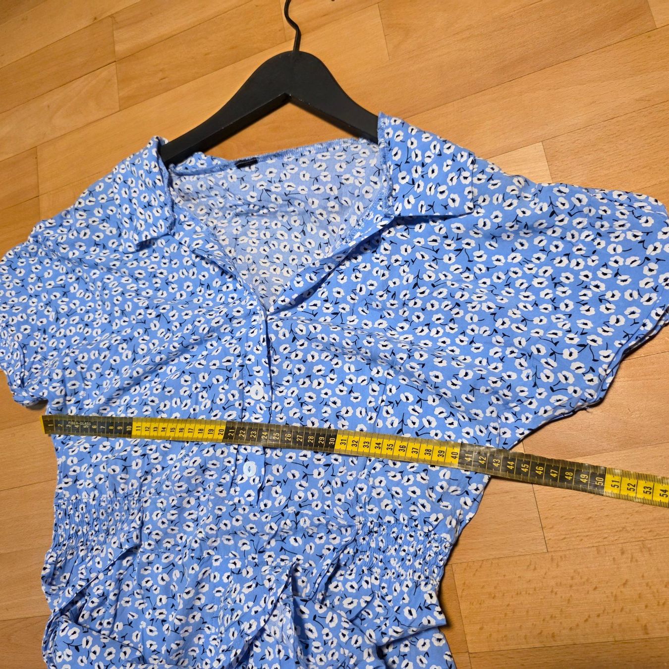 Vestiti: Hellblaue geblümte Midi Kleid 38/40 & 40  romantisch – Usato da Wald ZH venduto da CapLux 5