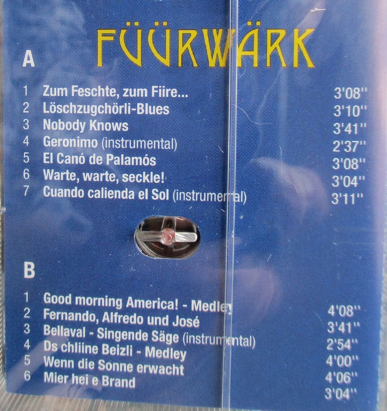 Musicassette: Füürwärk / MC ungeöffnet – Nuovo e nell'imballaggio originale da Flumenthal venduto da novbra 1