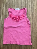 Süsses H&M Top, Gr. 110/116, Rosa mit Blumenapplikation