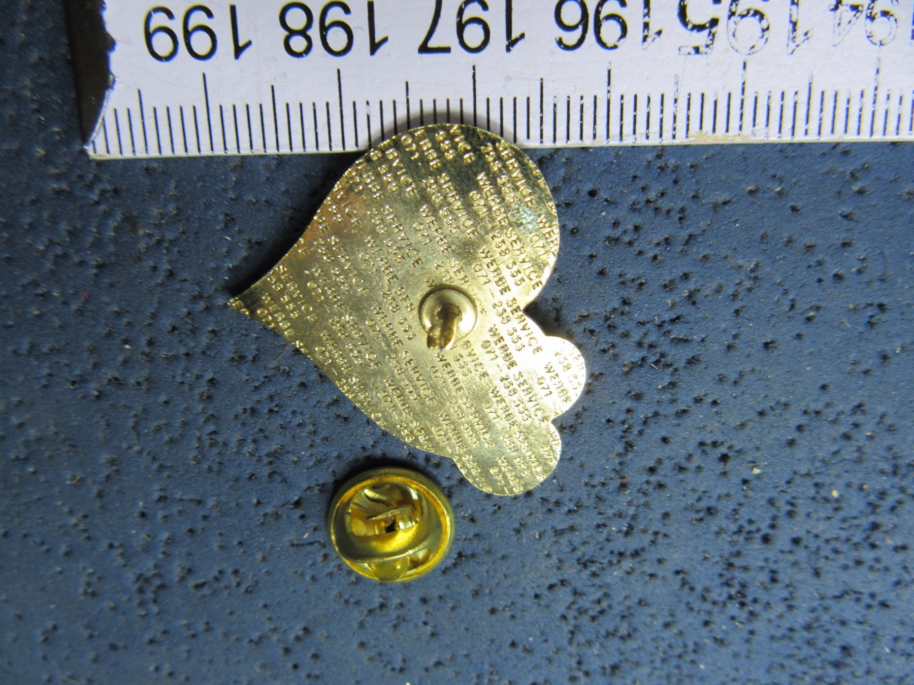 Swiss Placchette & Badge: ICH MÖCHTE ..... NUR LÄCHELN PIN GLASIERT – Usato da Ettingen venduto da Hausi4711 3