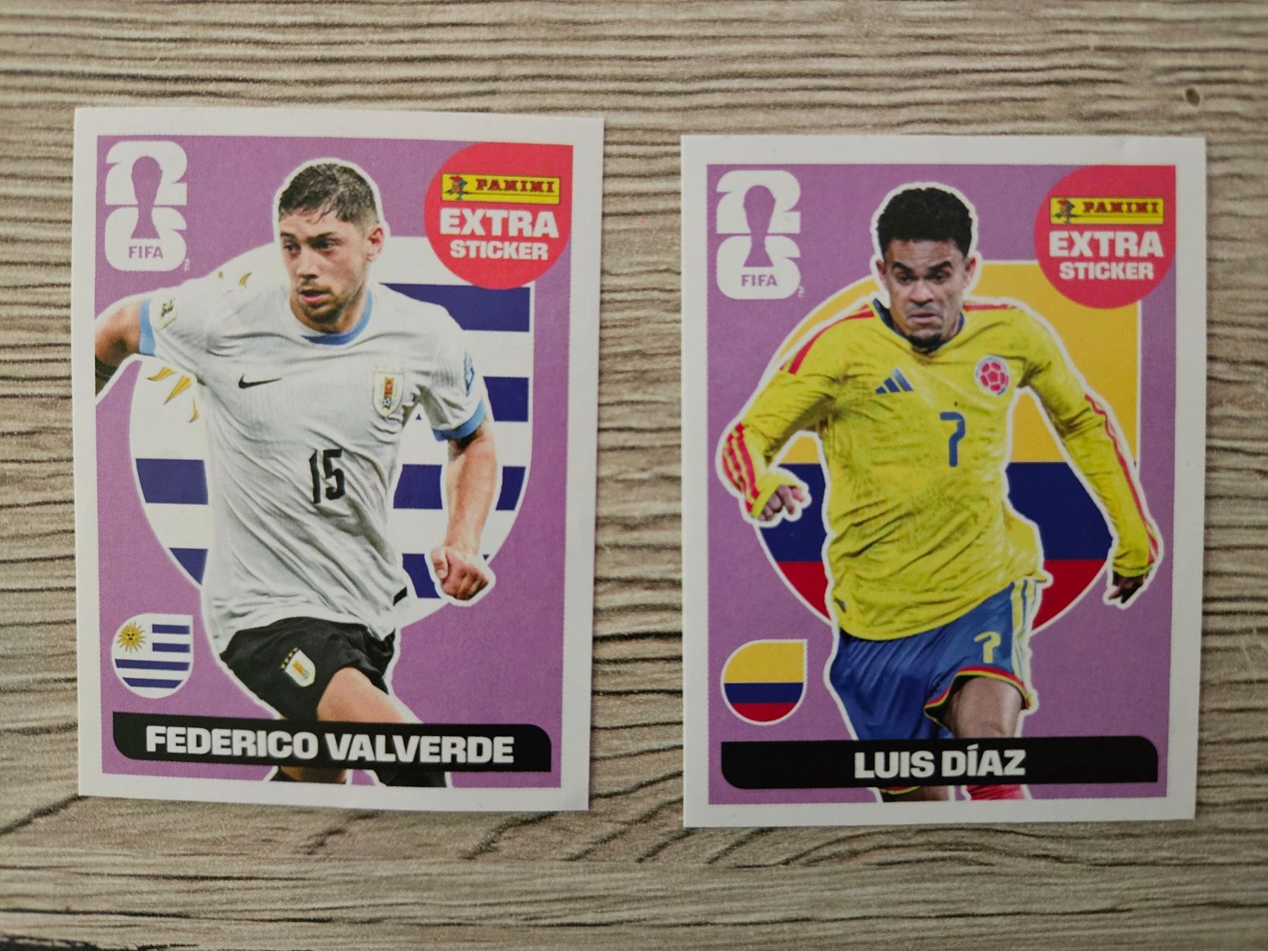 Panini Carte collezionabili: Extra Sticker Panini Diaz und Valverde – Nuovo (secondo la descrizione) da Emmenbrücke venduto da Picasso6037