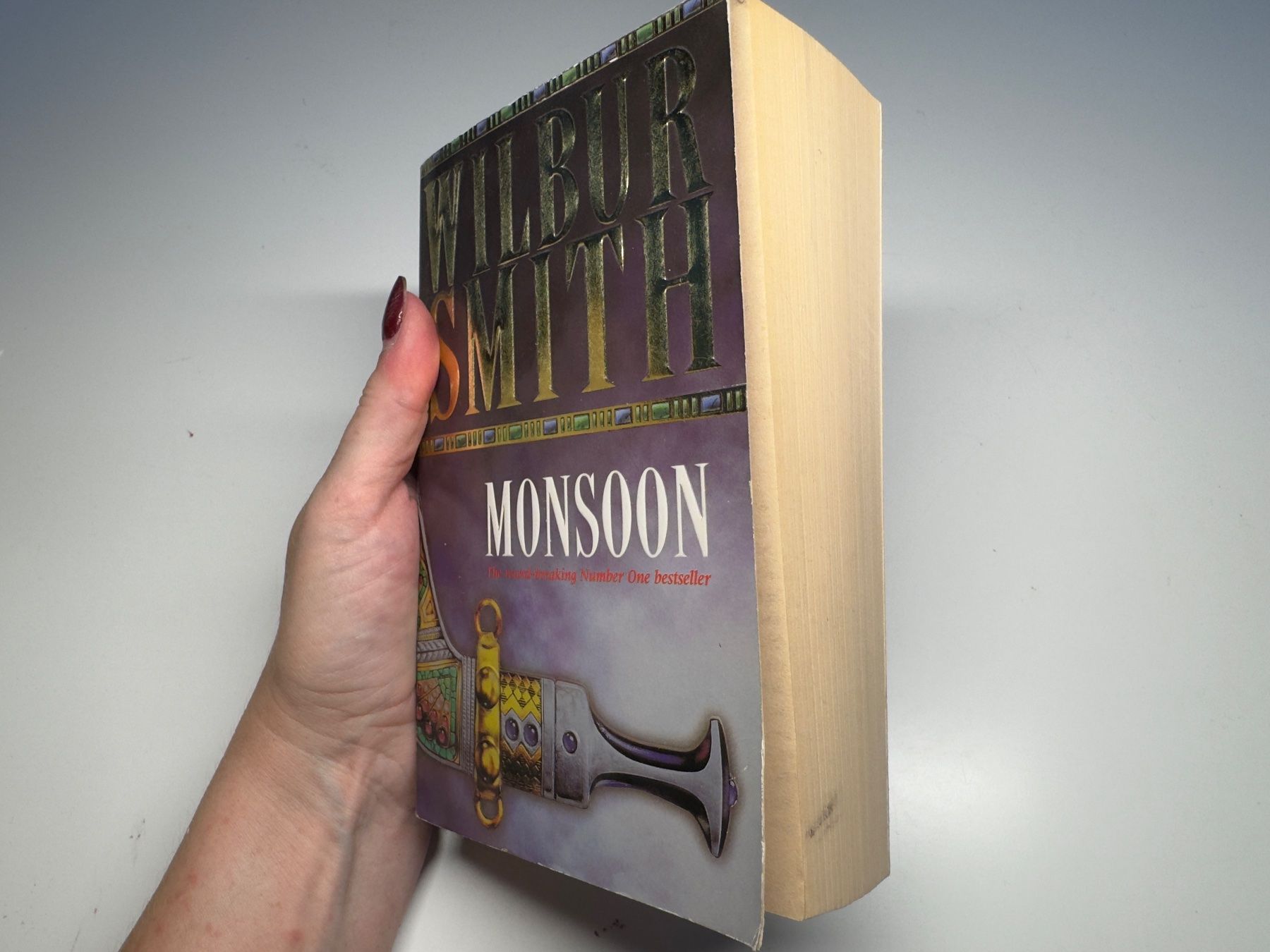 Libri: NOVEL: Wilbur Smith, Mopnsoon – Usato da Grosswangen venduto da English_books 1