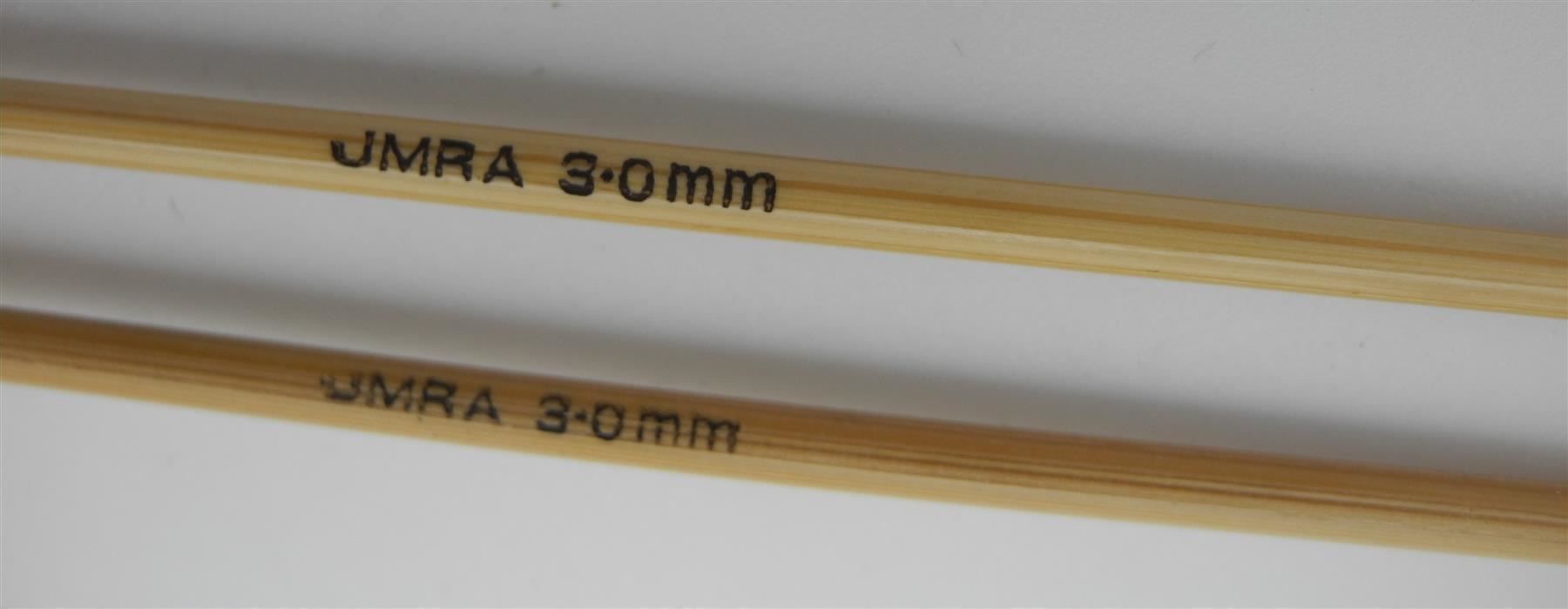 Ferri: Jmra Bambus Stricknadeln 3.0 mm, Nr. e19 – Nuovo (secondo la descrizione) da Kottwil venduto da Crazyrolf 1