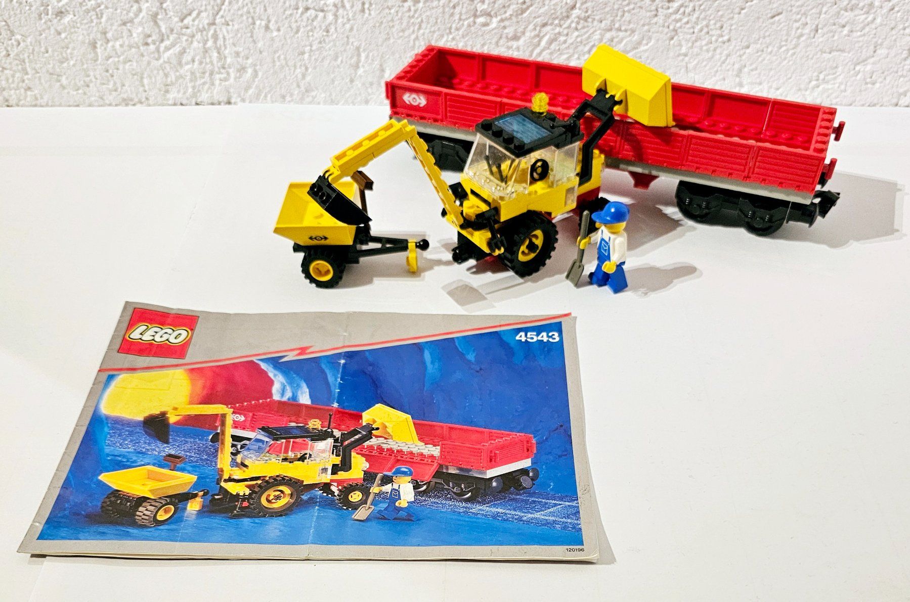 Lego Baukästen: LEGO EISENBAHN 4543 RAILROAD TRACTOR FLATBED – Gebraucht aus Turbenthal von Ddanuh 7