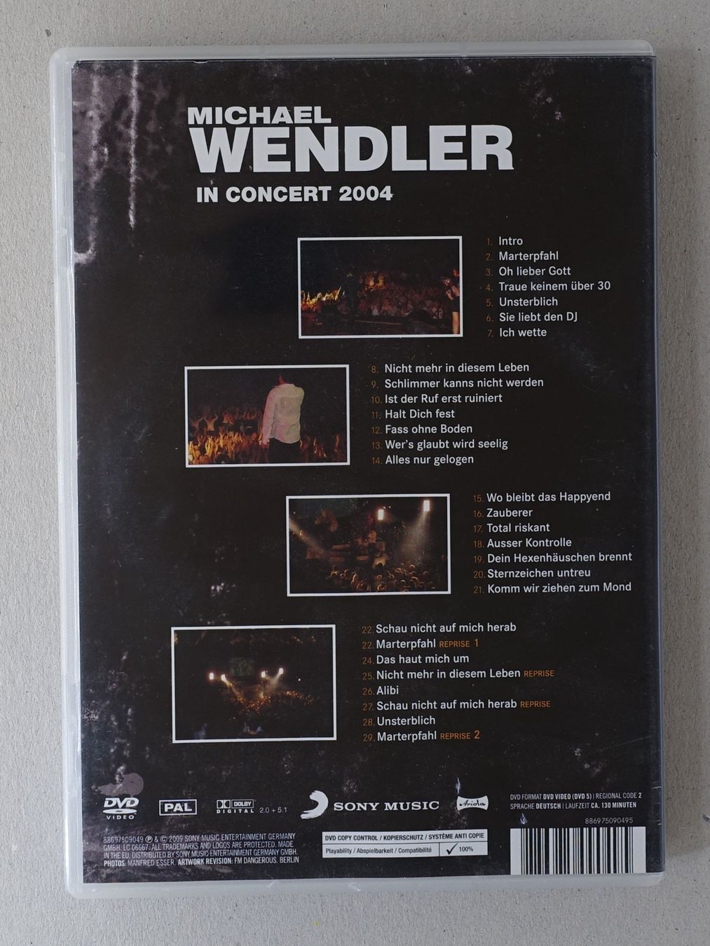 Tutti i DVDs: Michael Wendler - In Concert '04 – Usato da Sessa venduto da fraenklishop 1