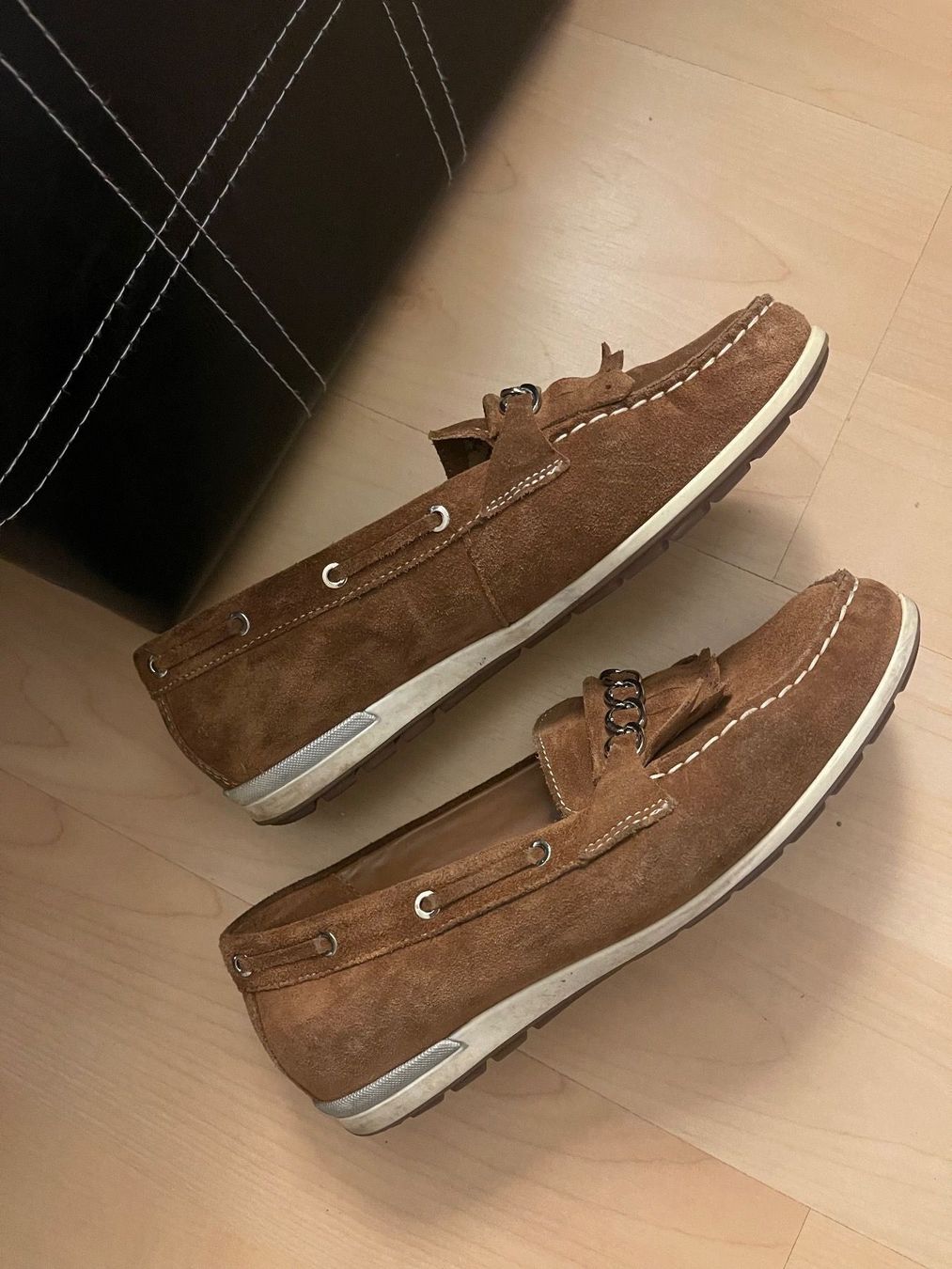 Scarpe da donna: Ara Mokassin  Wildleder braun Gr. 4,5 – Usato da Dietikon venduto da Nieselchen 1