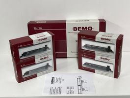 BEMO 7457 100 RhB M 7023, 7030, 7033, 7036 4er-Wagenset M