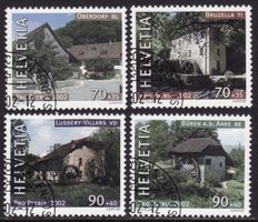 Pro Patria Satz SBK-Nr. 276-279 (Bauten am Wasser 2002)