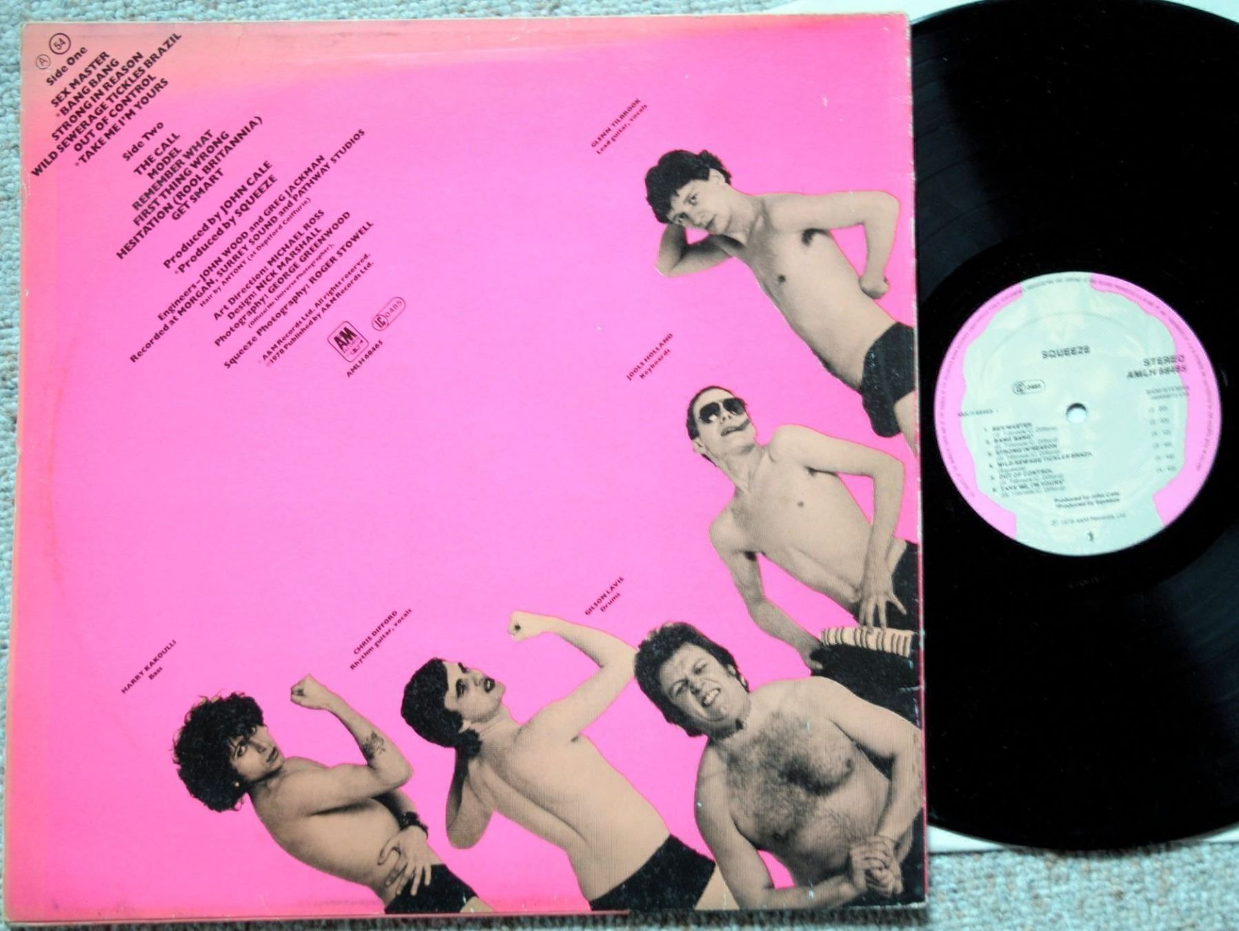 Dischi in vinile: LP UK Squeeze  – Squeeze -  GEWASCHEN 1978 – Usato da Unterseen venduto da vinylmore 1