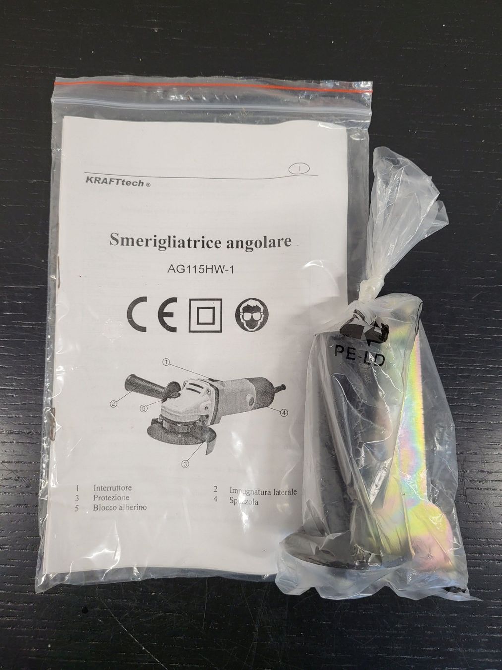 Schleifen & Polieren: Winkelscheifer AG115HW-1 von Krafttech – Neu (gemäss Beschreibung) aus Brügg BE von POU-BELLE 7