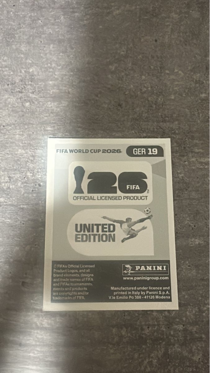 Panini Carte collezionabili: GER 19 , FIFA WORLD CUP 2026 PANINI  – Nuovo (secondo la descrizione) da Frauenfeld venduto da 1PegPeg1 1