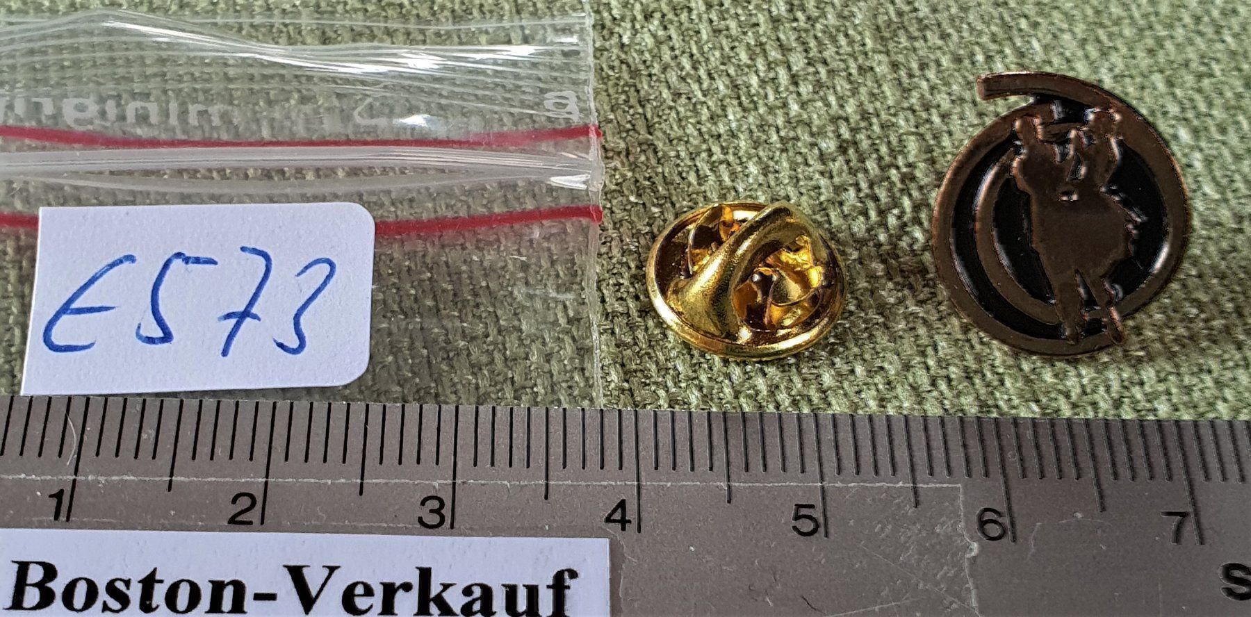 Ciondoli: E573 - Kunst Pin Bronze farbig Tanzpaar – Usato da Reinach BL venduto da Boston-Verkauf 3