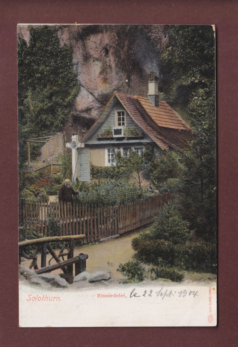 Cartes postales: SOLOTHURN - Einsiedelei - 1904 – D'occasion à Pully par nicecards-shop