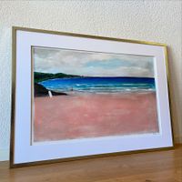 Strand Küste Surfen Meer Impressionismus Kunst Acryl Bammert