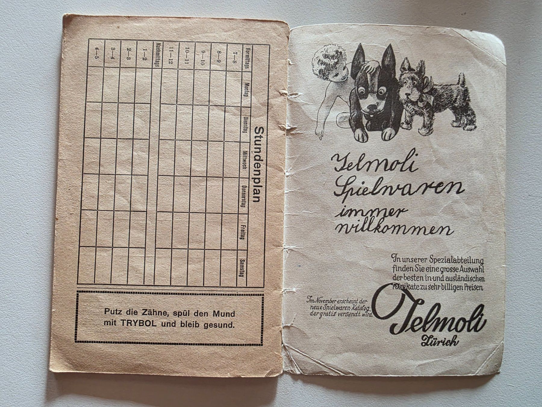 Calendari: Schweizerischer Tier Schutz Kalender 1929 – Usato da Walterswil BE venduto da Lonitti 3