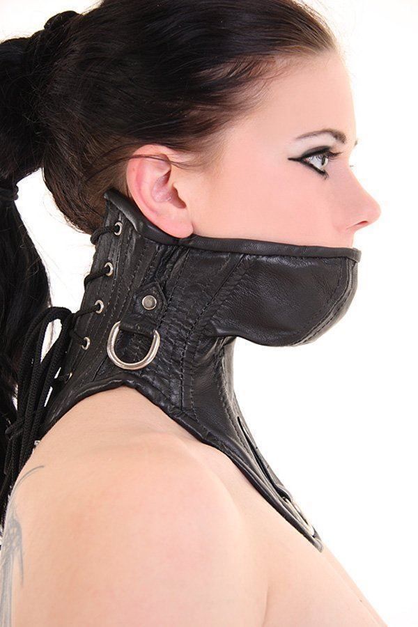 Briglie & Cavezze: Lammleder Halskorsett mit D-Rings – Nuovo e nell'imballaggio originale da Beinwil am See venduto da yourfetishworld 1