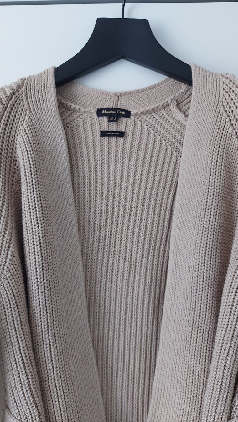 Massimo Dutti Jacken: Strickjacke/Cardigan, MASSIMO DUTTI - beige/ocker - Gr. S – Gebraucht aus Pfäffikon ZH von siae 1