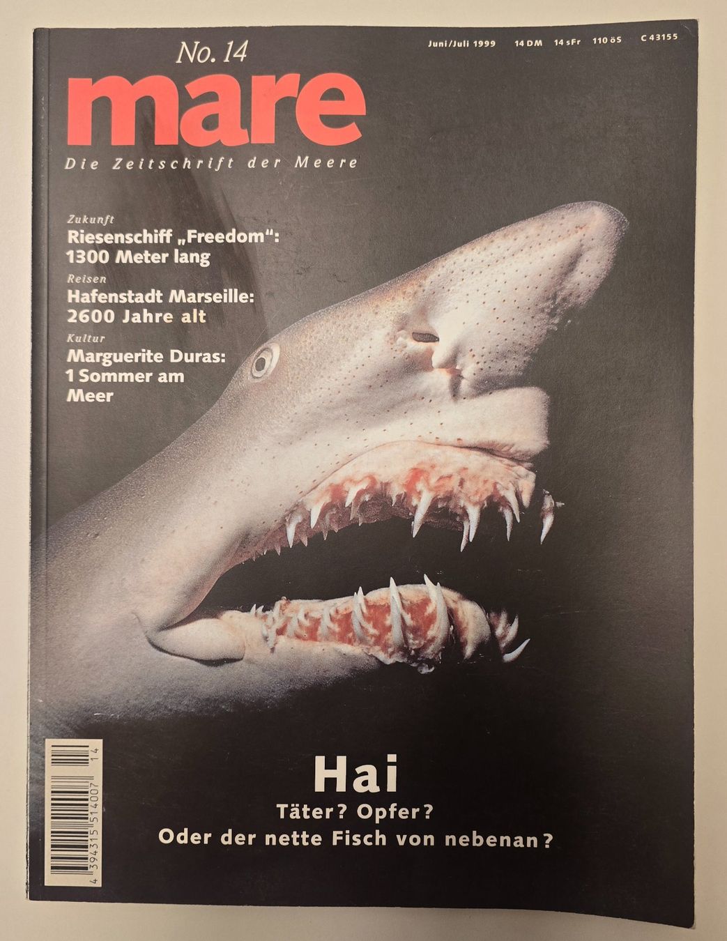 Riviste & Magazine: Mare - Die Zeitschrift der Meere # 014 - Hai – Nuovo (secondo la descrizione) da Zürich venduto da Bobesfee