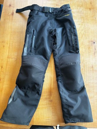 FLM Textil-Motorradhose Damen, XS (34-36), kurz