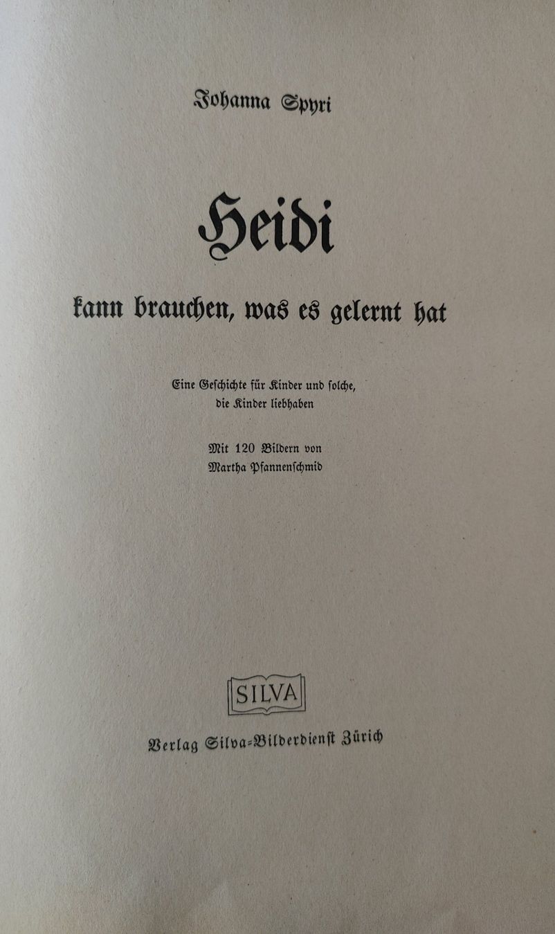 Libri: 2 antike Heidi-Bücher – Usato da Wohlen AG venduto da Chemikus0 4