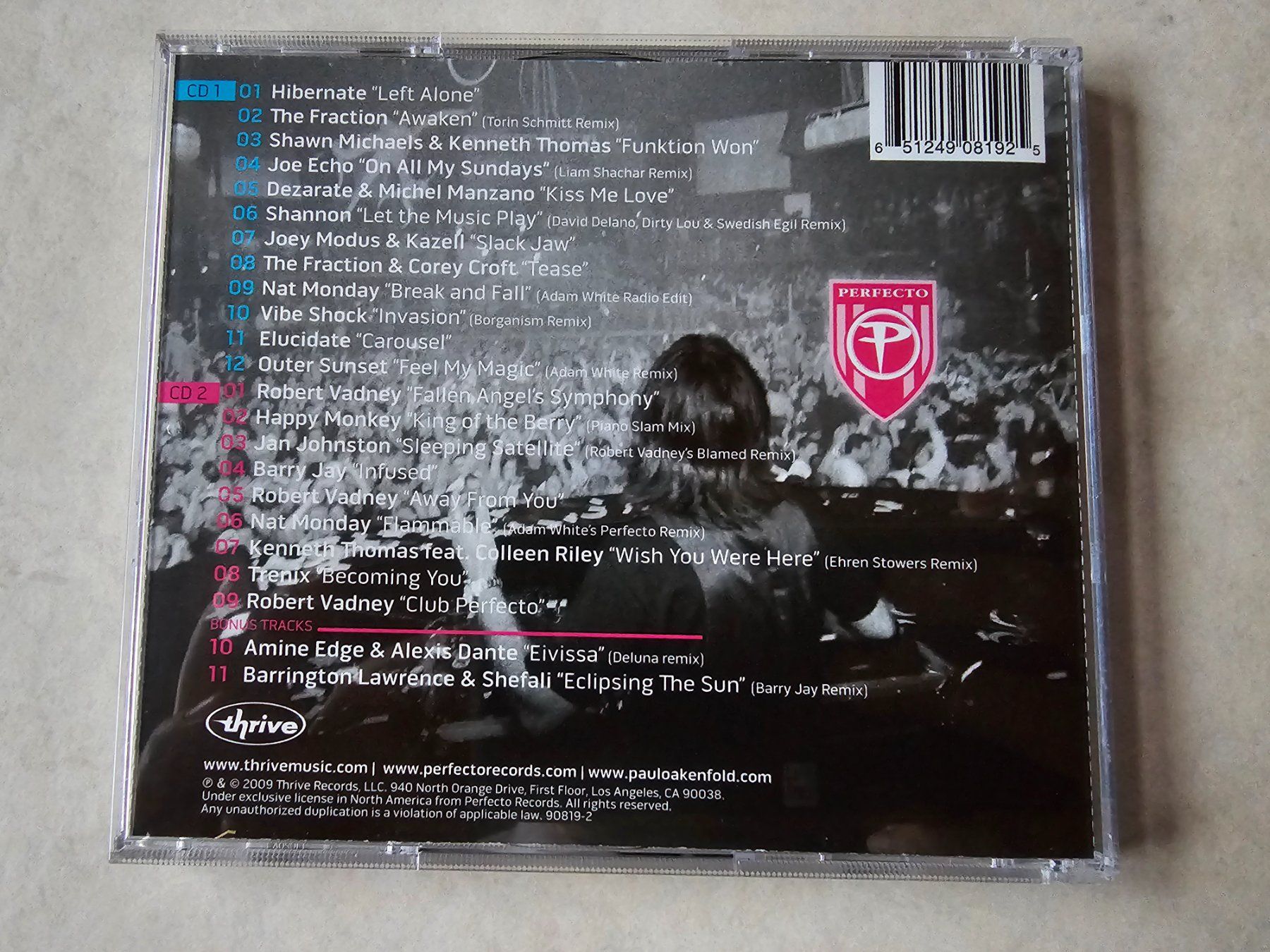 CD: Oakenfold  -  Perfecto Vegas  /  2 CDs – Usato da Schneisingen venduto da backstore24 1