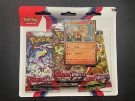 Pokemon Scarlet and Violet Base Set 3 Pack Blister