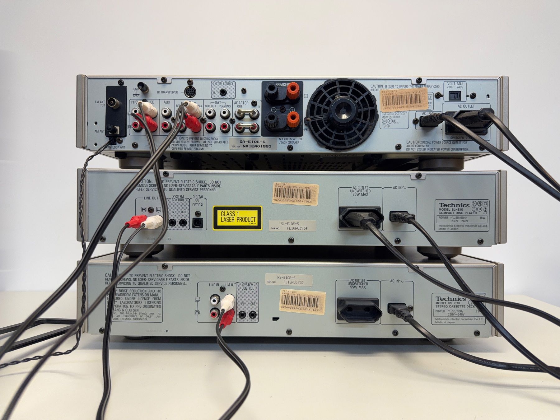 Technics Sistemi audio & multimediali: Technics E10 HiFi System (AMP, CD, Tape) – Usato da Ammerzwil BE venduto da Swissoetzi 3