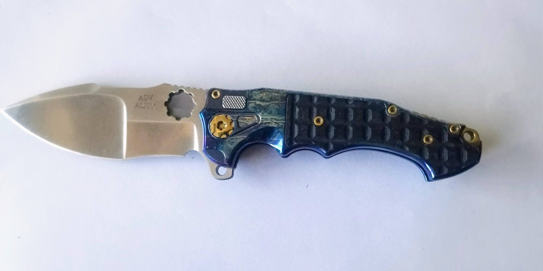 Coltelli tascabile: André De Villier Mini Alpha Acid Rain, – Nuovo e nell'imballaggio originale da Carouge GE venduto da dan_pv2t 1
