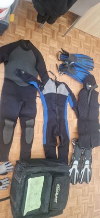 Full Diving Equipment Set - Wetsuits & Accessories!