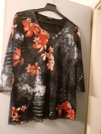 Gerry Weber Sweatschirt schwarz-orange Grösse 44