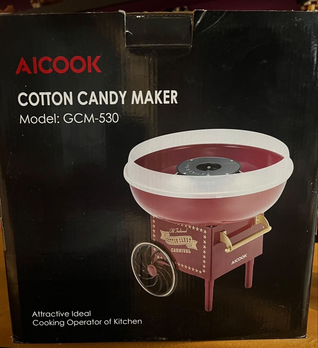 Küchengeräte: AICook Cotton Candy Maker GCM-530 new – Neu und originalverpackt aus Veyrier von aliyag
