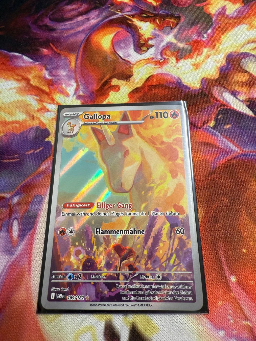 Pokémon Carte collezionabili: Gallopa (DRI 189) / Ewige Rivalen – Nuovo (secondo la descrizione) da Bülach venduto da CherryBlu