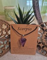 Amethyst Kristall Anhänger/ (Skorpion)Neu