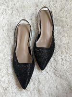 Absatzschuhe schwarz mit glitzer