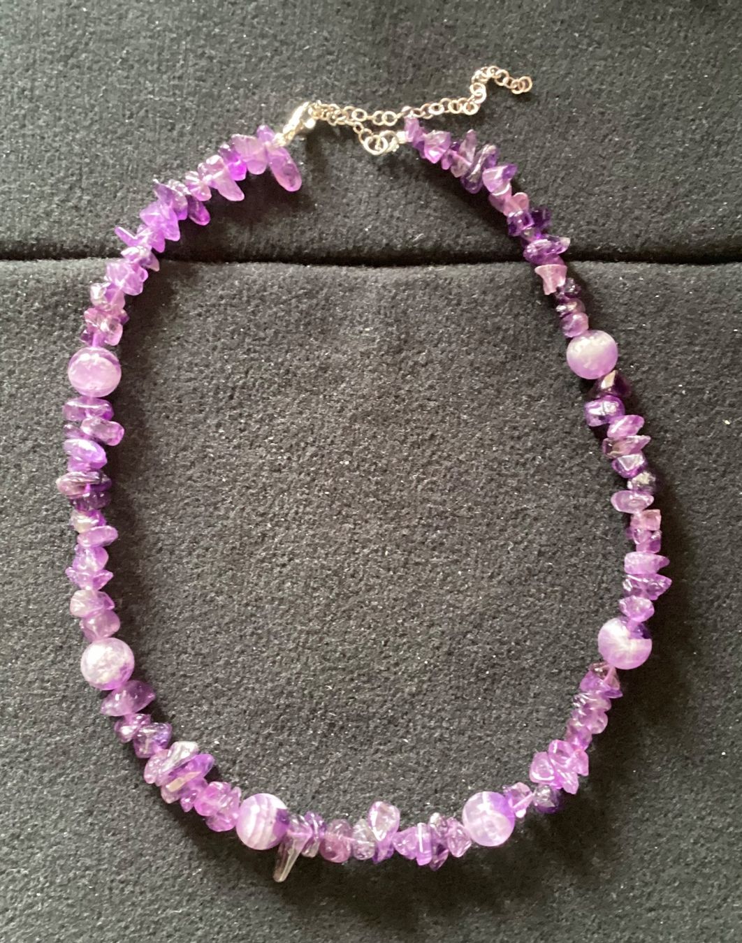 Catenine: Wunderschöne Heilstein Edelstein Splitterkette: Amethyst – Nuovo e nell'imballaggio originale da Laax venduto da kri_95f5 5