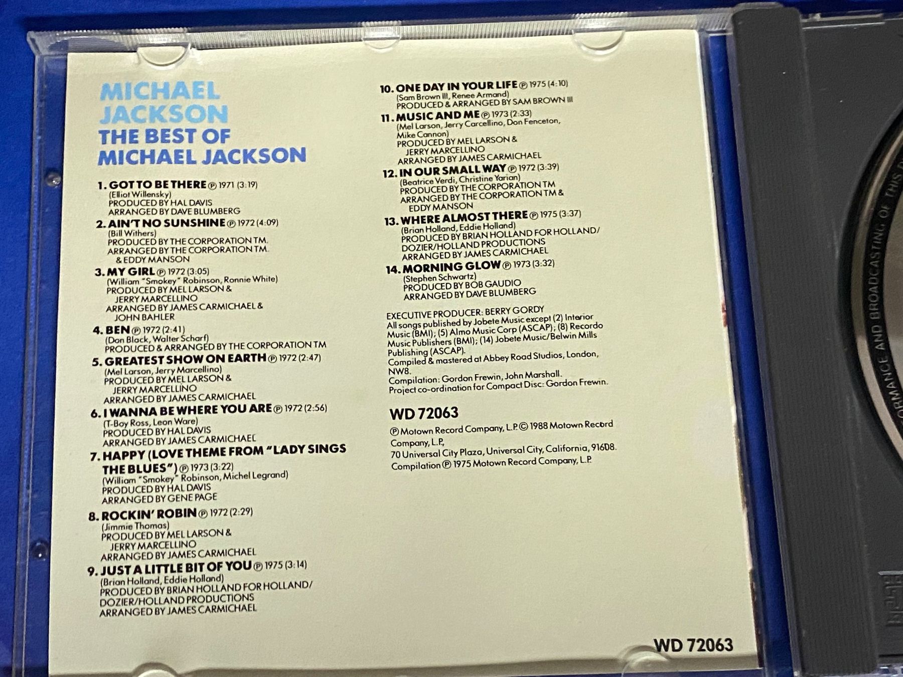CDs: Michael Jackson RAR – Gebraucht aus Muri b. Bern von AdidasCollector 3