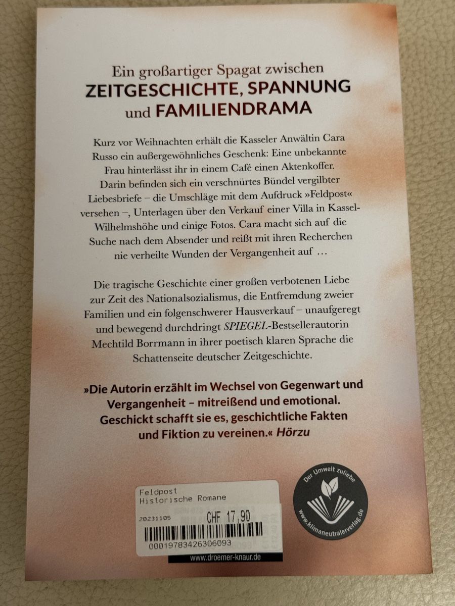 Libri: Roman Feldpost von Mechtild Borrmann – Usato da Thalwil venduto da Easyprofit 1