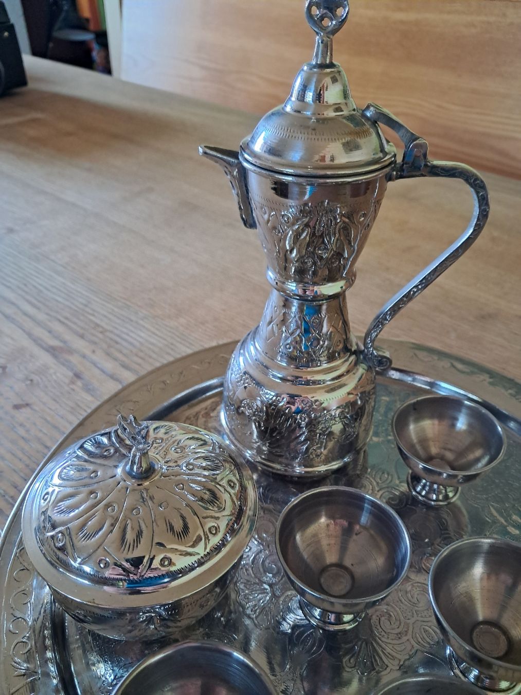 Services de table: Versilbertes Mocca-Service Set, oder Zamzam Set – D'occasion à Adlikon b. Andelfingen par Kraemse 1