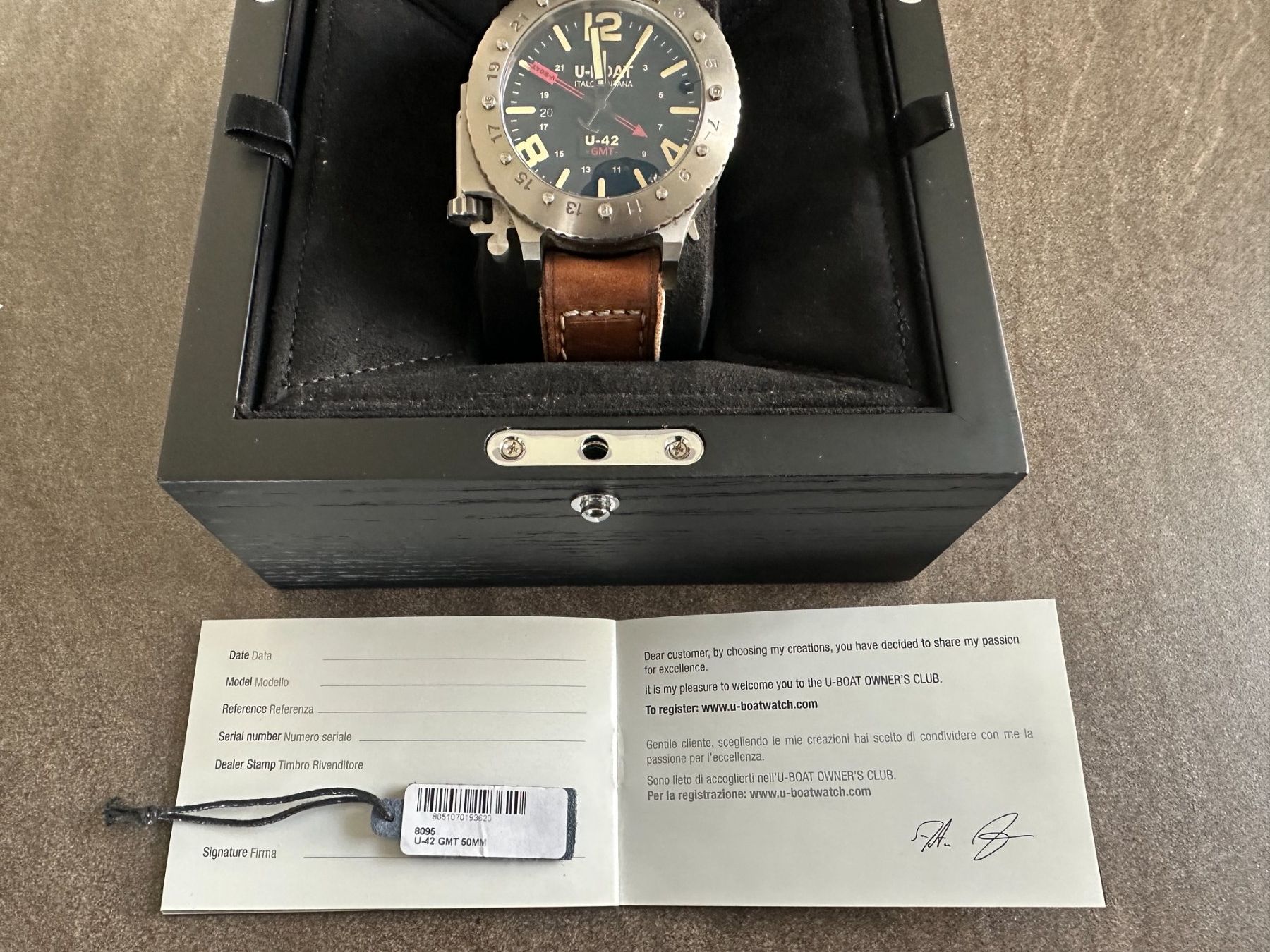 Orologi: U-Boat U-42 GMT – Usato da Forch venduto da Manantiales2024 5