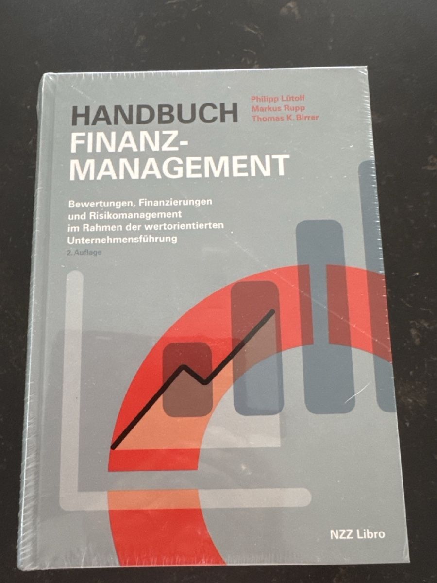 Bücher: Handbuch Finanzmanagement NEU – Neu und originalverpackt aus Baar von moritz1960