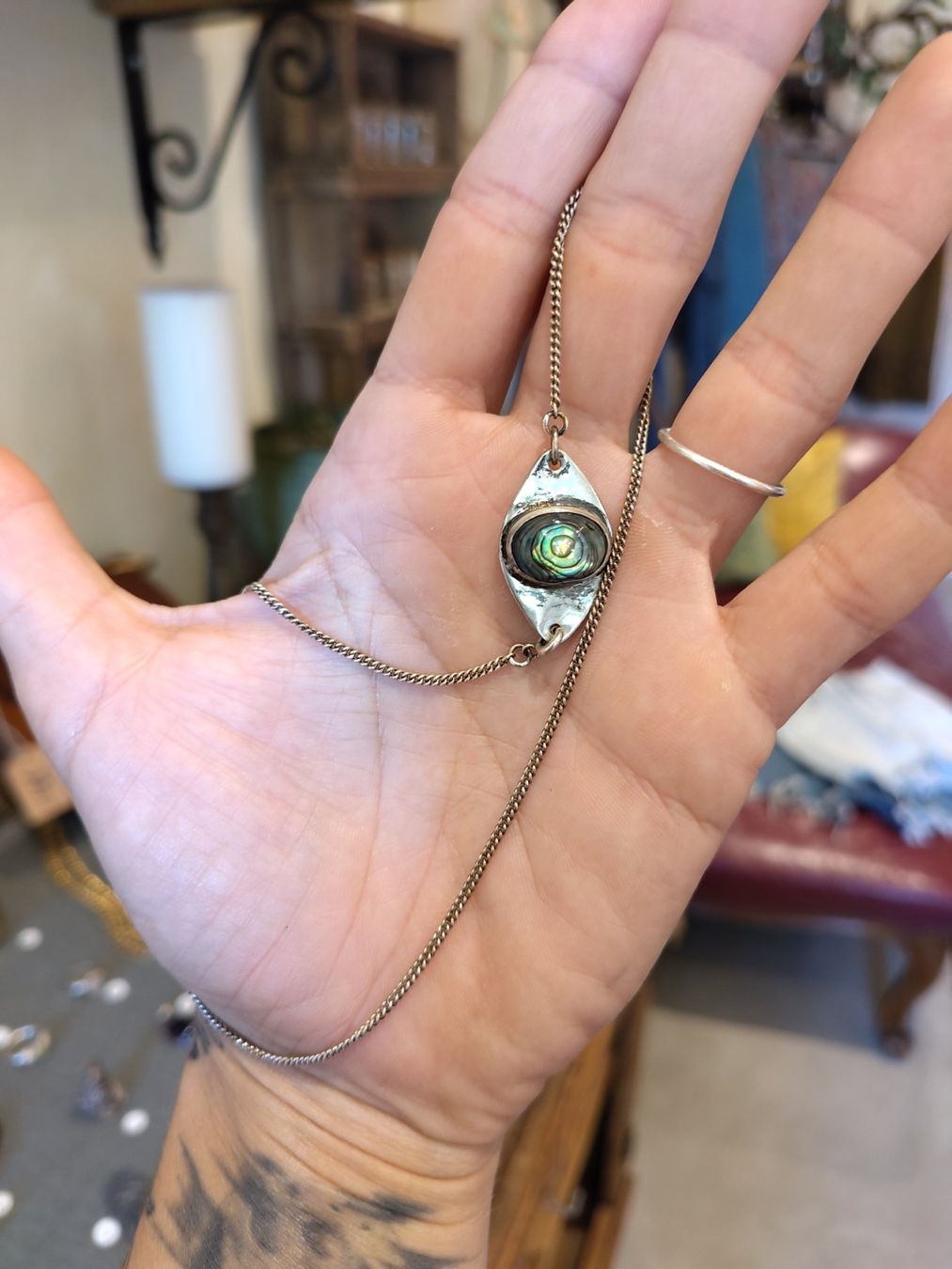 Sonstiger Schmuck: Collana & anello argento & opale – Neu (gemäss Beschreibung) aus Losone von ell_nora89 1