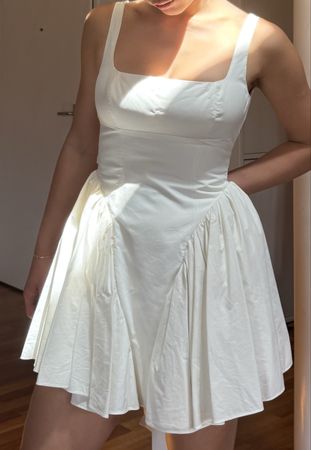 White Summer Dress by House of CB, Size S