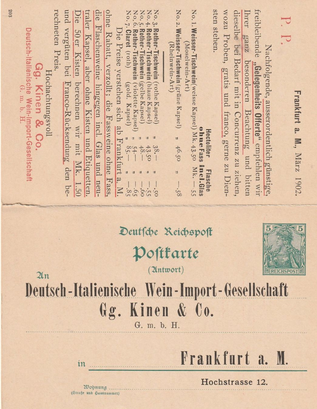 Tutti i francobolli: Deutsches Reich 5 Pf. Doppel-GS-Pk – Usato da Rorschacherberg venduto da fratovi2 1