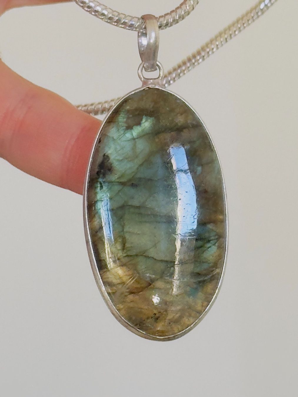 Catenine: Labradorite necklace – Nuovo e nell'imballaggio originale da Genève venduto da AGBERG 6