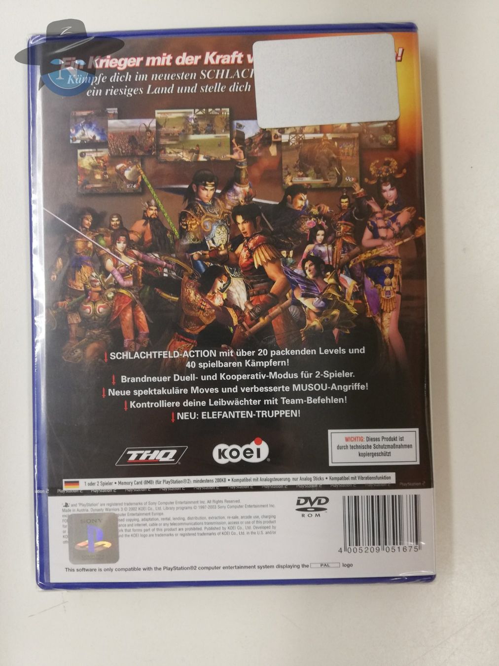 Sony Giochi: Dynastay Warriors 3 / NEU - sealed / PS2 – Nuovo (secondo la descrizione) da St. Gallen venduto da zorro_dc 1