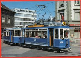 ZÜRICH Städtische Strassenbahn - Tram No. 6 - Bahnhof Enge