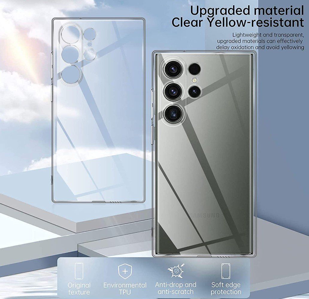 Cover & Protezioni schermo: Galaxy S23 Ultra Liquid Silicone Case Hülle Clear – Nuovo e nell'imballaggio originale da Rorschacherberg venduto da elektrofreak 1