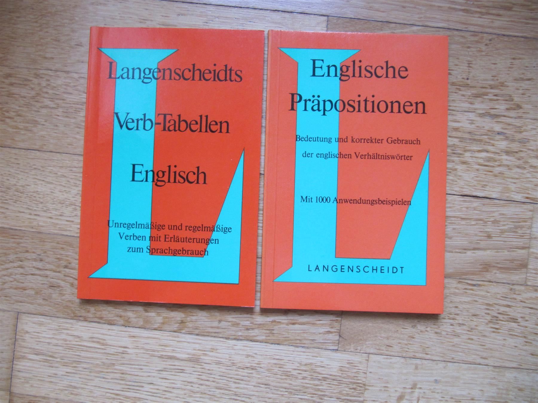 Bücher: 2 Langenscheidt Englisch Verben + Präpositionen – Gebraucht aus Würenlos von