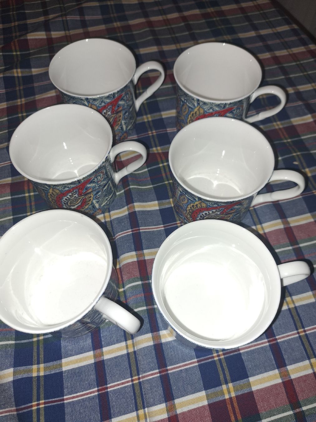 Tazze: 6er Set Tassen mit Dekor,  unbenutzt  – Nuovo (secondo la descrizione) da Kölliken venduto da Upcycling-by-Mc-TAM 4