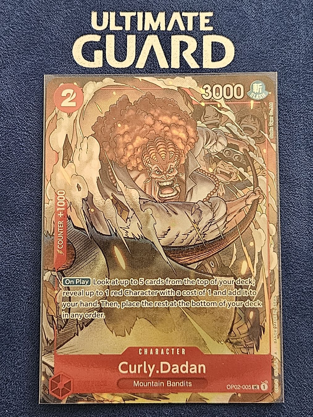 Bandai Carte collezionabili: One Piece TCG - Curly.Dadan AA Holo EN – Nuovo (secondo la descrizione) da Lyss venduto da DeaDiLuna
